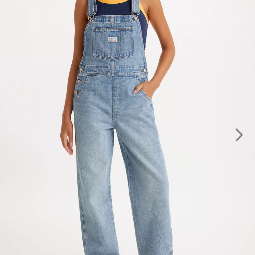 Levi’s- Size L- Women's Blue Denim Overalls